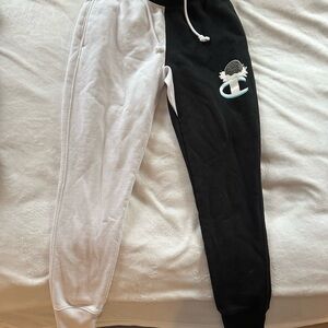 Champion OREO Half Black Half White Joggers